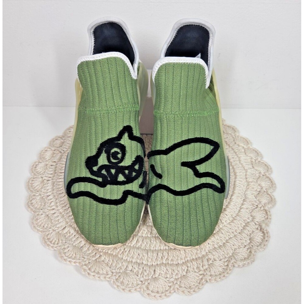 ADIDAS Originals x Pharrell BBC HU MND Running Dog Sneakers US 11 MEN RARE GREEN - Picture 2 of 13